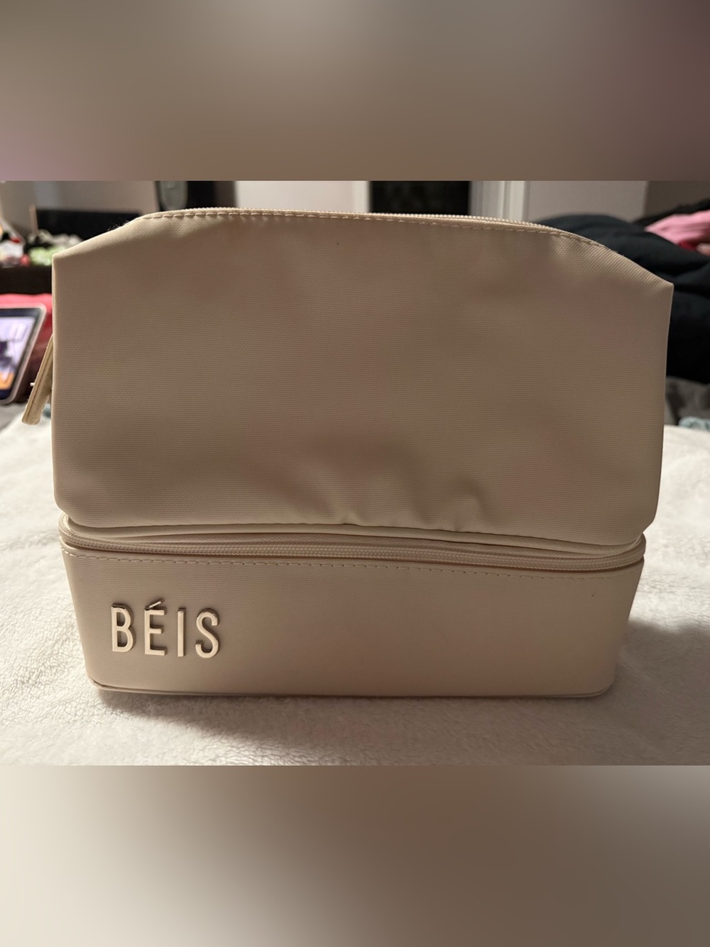 BEIS Cosmetic Case Beige